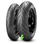 Ficha técnica e caractérísticas do produto Par Pneu Pirelli Rosso 3 120 70 17 + 240 45 17 Ducati Diavel