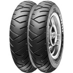 Ficha técnica e caractérísticas do produto Par Pneu Smart 125 Burgman125 350-10 + 100/80-10 Tl Sl26 Pirelli