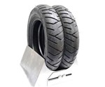 Ficha técnica e caractérísticas do produto Par Pneu Suzuki Burgman 125 Traseiro + Dianteiro 3 50-10 Novo Original Pirelli 0631