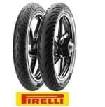 Ficha técnica e caractérísticas do produto Par Pneu Titan 160 Pirelli 100/80-18 + 80/100-18 Super City