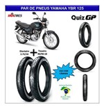 Ficha técnica e caractérísticas do produto Par Pneu Yamaha Ybr 125 Dianteiro Traseiro - Ira