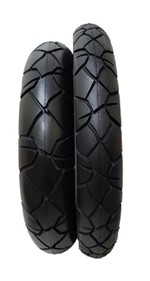 Par Pneus 130/80-17 e 90/90-21 Parrudo Falcon Xt 660 Xt 600