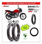 Ficha técnica e caractérísticas do produto Honda Cg 160 Start Pneu Dianteiro Traseiro Br - Ira