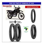 Ficha técnica e caractérísticas do produto Par Pneus Yamaha Xt 600 Medida Original Todo Terreno Duna - Levorin