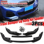 Ficha técnica e caractérísticas do produto Para 2019-2020 BMW G20 330i M340i Glossy M Performance Bumper Bumper Lip 3 PCS