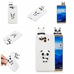 Ficha técnica e caractérísticas do produto Para Cartoon HUAWEI Mate10 3D Adorável suave TPU tampa traseira antiderrapante à prova de choque capa protetora completa