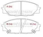 Ficha técnica e caractérísticas do produto Pastilha de Freio Dianteira Honda Civic Si 2.0 16V 2006 a 2011