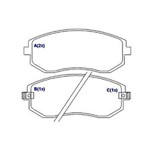 Ficha técnica e caractérísticas do produto Pastilha Dianteira Impreza 2.0 2008 em Diante 2364 Subaru
