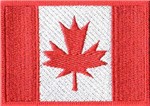 Ficha técnica e caractérísticas do produto Patch Bordado - Bandeira Canadá Oficial BD50069-166 Fecho de Contato