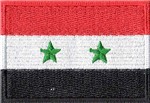 Ficha técnica e caractérísticas do produto Patch Bordado - Bandeira da Síria BD50037-111 Fecho de Contato