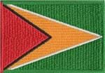Ficha técnica e caractérísticas do produto Patch Bordado - Bandeira de Guiana BD50209-422 Fecho de Contato
