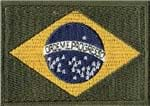 Ficha técnica e caractérísticas do produto Patch Bordado - Bandeira Do Brasil BD50047-250 Fecho de Contato