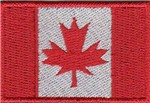 Ficha técnica e caractérísticas do produto Patch Bordado - Bandeira do Canadá Pequena BD50242-452 Fecho de Contato