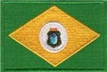 Ficha técnica e caractérísticas do produto Patch Bordado - Bandeira do Ceará BD50212-441 Fecho de Contato