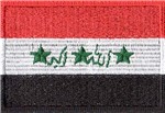 Ficha técnica e caractérísticas do produto Patch Bordado - Bandeira Iraque Oficial BD50024-335 Fecho de Contato