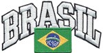 Ficha técnica e caractérísticas do produto Patch Bordado - Brasil & Bandeira Grande BD50086-165 Fecho de Contato