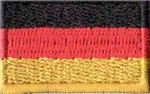 Ficha técnica e caractérísticas do produto Patch Bordado - Mini Bandeira da Alemanha BD50131-131 Fecho de Contato