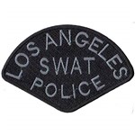 Ficha técnica e caractérísticas do produto Patch Bordado - Tarja Swat Policia Los Angeles PL60050-294 Fecho de Contato