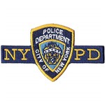 Ficha técnica e caractérísticas do produto Patch Bordado - Uniforme Policia Nova York Nypd USA PL60160-146 Fecho de Contato