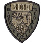 Ficha técnica e caractérísticas do produto Patch Bordado - Xerife Condado Apache Sheriff Eua PL60184-236 Fecho de Contato
