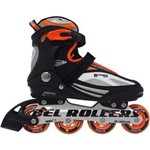 Ficha técnica e caractérísticas do produto Patins Rollers Bxtreme Inline Bel Sports Laranja Tam 36