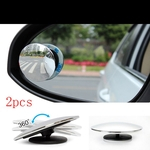 Ficha técnica e caractérísticas do produto 2 PCS Blind Spot Espelho redondo HD Convex espelho retrovisor Mirror