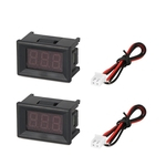 Ficha técnica e caractérísticas do produto 2PCS LED 7-150V exibição Painel Voltímetro Tensão Medidor Volt Tester Auto Car