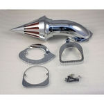 Ficha técnica e caractérísticas do produto Peças da motocicleta Chrome Air Cleaner Kits de filtro de Spike Para Honda 1998 e até Sombra Espírito ACE 750