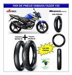Ficha técnica e caractérísticas do produto Par Pneu Yamaha Fazer 150 Dianteiro Traseiro - Ira