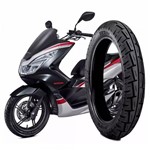 Ficha técnica e caractérísticas do produto Pneu de Moto 100/90-14 Traseiro 57p City Turbo Scooter Sem Câmara - Pneus Technic