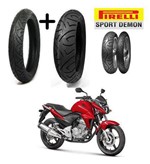 Ficha técnica e caractérísticas do produto Par Pneu Pirelli Cb 300 Dianteiro e Traseiro Sem Camara