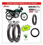 Pneu Dianteiro Honda Cg 150 Titan / Fan 150 +pneu Tras - Ira