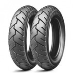 Ficha técnica e caractérísticas do produto Par Pneu Michelin 350-10 + 350-10 S1 An Burgman 125