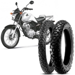 Ficha técnica e caractérísticas do produto 2 Pneu Moto CG 150 cargo Levorin Aro 18 80/100-18 47P M/C 90/90-18 57P M/C Dingo Evo