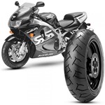 Ficha técnica e caractérísticas do produto Pneu Moto Honda Cbr 900 Pirelli Aro 17 190/50r17 73w TL Traseiro Diablo