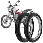 Ficha técnica e caractérísticas do produto 2 Pneu Moto Honda Cg Titan 90/90-18 57P 2.75-18 42P Bs32