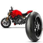 Ficha técnica e caractérísticas do produto Pneu Moto Monster 1200 Pirelli Aro 17 200/55r17m 78w V3 TL Traseiro Diablo Supercorsa Sp