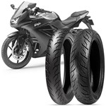 Ficha técnica e caractérísticas do produto 2 Pneu Moto Ninja 250 Levorin 110/70-17 54h 140/70-17 66h Matrix Sport