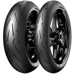 Ficha técnica e caractérísticas do produto 2 Pneu Moto Pirelli 180/55R17 73W 120/70R17 58W Diablo Rosso Corsa 2