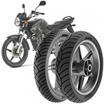 Ficha técnica e caractérísticas do produto 2 Pneu Moto Yamaha Ybr Factor Rinaldi 90/90-18 57p 80/100-18 47p HB37