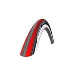 Pneu Schwalbe Lugano 700x23 Preto com Vermelho