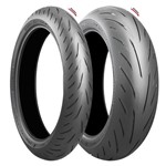 Ficha técnica e caractérísticas do produto Pneus Bridgestone Battlax S22 120/70 R17 e 190/55 R17