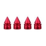 Ficha técnica e caractérísticas do produto Pneus Roda Car 4pcs alumínio Válvula Caps Auto Moto Cone Shaped Dustproof Airtight Stem Air Covers Acessórios Car Redbey