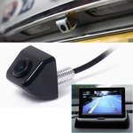 Ficha técnica e caractérísticas do produto Preto Camera HD CCD Car Rearview, impermeável Monitor de Visão noturna 170 ° Grande Angular Universal Auto Invertendo Câmera de Segurança para o caminhão DVD o Estacionamento