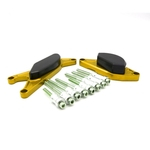 Ficha técnica e caractérísticas do produto Quadro motocicleta Slider Bater Pad Capa Caindo Protector Motor Stator Guard para Suzuki GSXR1000 GSX-S1000 / F GSR400 / 600 motor de cobertura