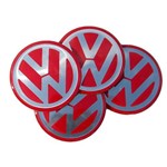 Ficha técnica e caractérísticas do produto Raros 65mm Emblemas Centro Rodas Vw Golf Voyage Parati Polo