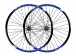 Ficha técnica e caractérísticas do produto Roda 29 Vzan Vnine 36f Preto E Azul Com Cubos K7 Shimano
