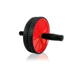 Ficha técnica e caractérísticas do produto Roda Abdominal Exercícios Fitness Ab Wheel + Tapete Vermelho - Mbfit