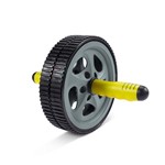 Ficha técnica e caractérísticas do produto Roda Abdominal Funcional Preto/Amarelo Ziva