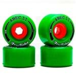 Ficha técnica e caractérísticas do produto Roda ABEC 11 Classic Freerides 77mm 84A